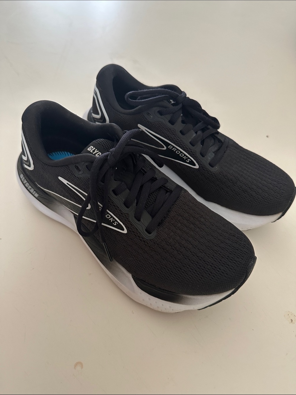 Brooks Black and White Women's Athletic Running Shoes